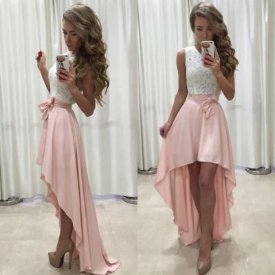 Hot-Selling A-Line High-Low Pink Long Prom/Party Dress