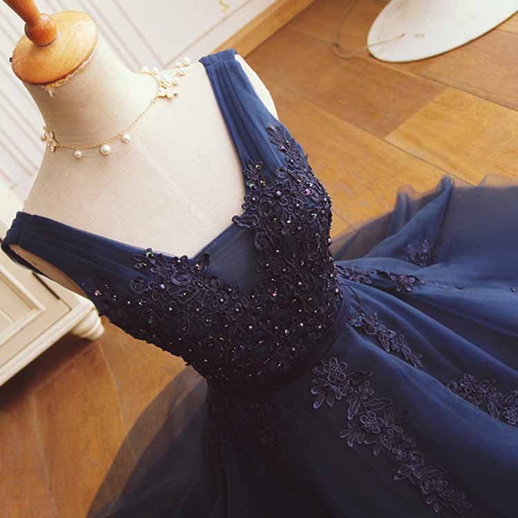 A-Line V-neck Backless Homecoming Dresses, Sequins Short Prom Dress OM479