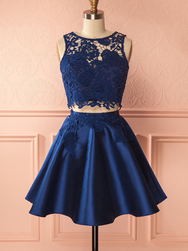 one piece dress navy blue
